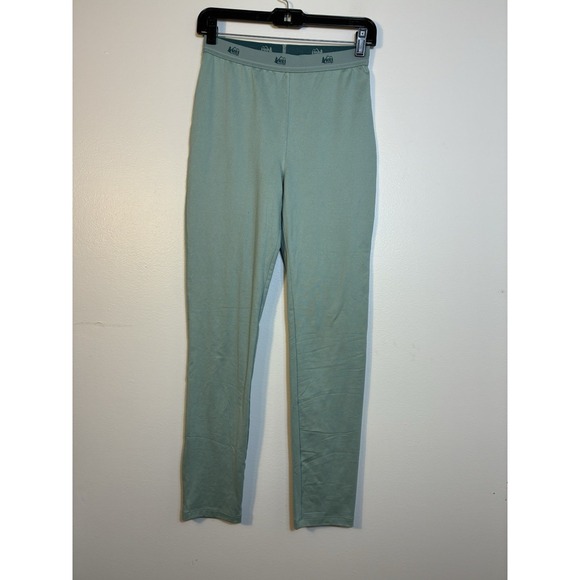 REI Denim - REI CO OP thermal‎ Pants Sz 14/16 Green Outdoor Hiking Pull On